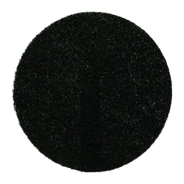 Gator 17 in. D Non-Woven Natural/Polyester Fiber Floor Pad Disc Black 6740